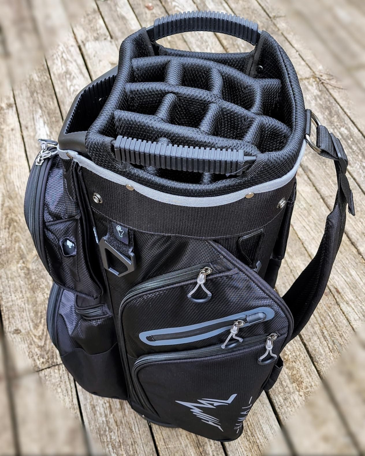 uniHimal Golf Cart Bag, 15 Way Organizer Divider Top with Handles customer photo 2