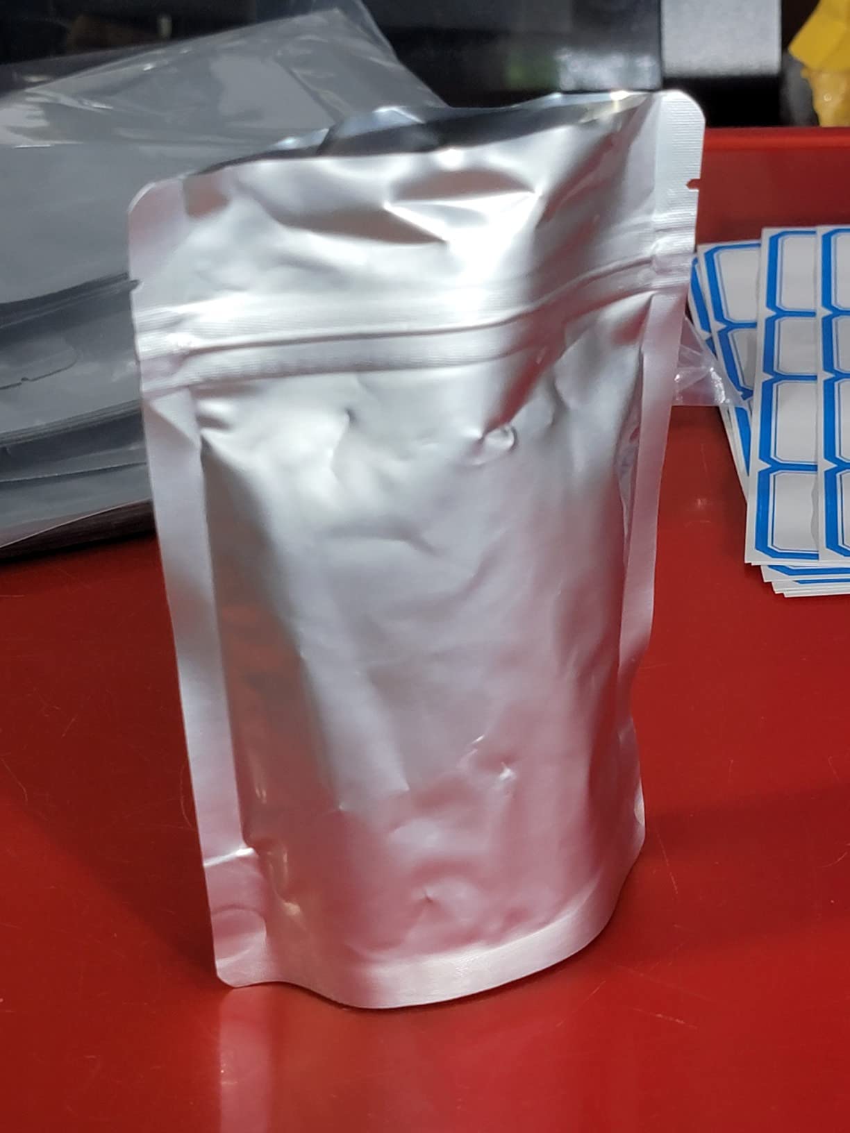 5-Gallon Mylar Bags with 2500cc Oxygen Absorbers for Food Storage, 10-Pack | 11.8 Mil Heavy Duty, 17x27 inch, Fits 5-Gal Buckets, 100% Light, Odor & Moisture Barrier, Resealable, Stand-up Zipper customer photo 2