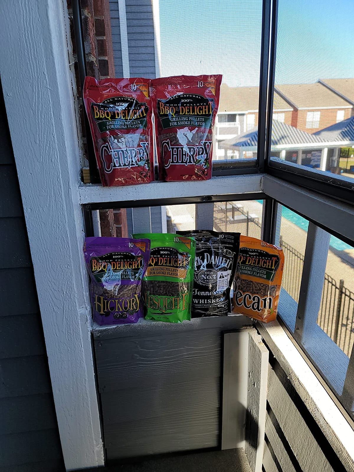 BBQr's Delight Wood Smoking Pellets - Super Smoker Variety Value Pack - 1 Lb. Bag - Apple, Hickory, Mesquite, Cherry, and Pecan customer photo 1