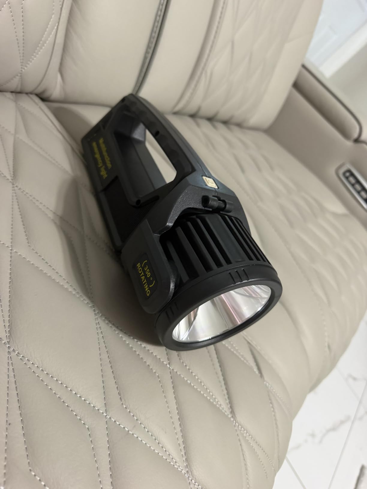 Spotlight 3000000 Lumens Rechargeable Led Spotlight Flashlight customer photo 2