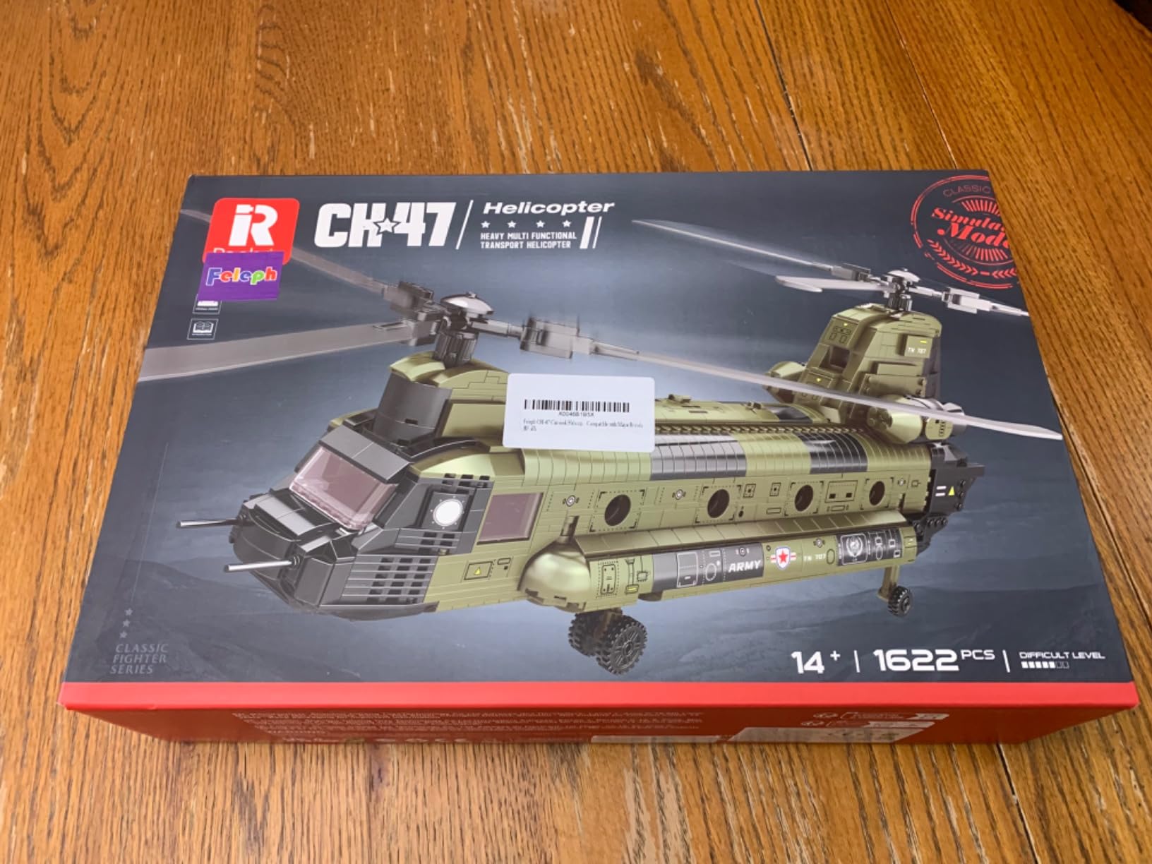 CH-47 Chinook Helicopter Building Block Set 1451 Pieces | Aircraft Model Kit, Military Toy for Ages 14+, Gift for Boys, Teens or Adults, Bricks Compatible with Major Brands customer photo 1