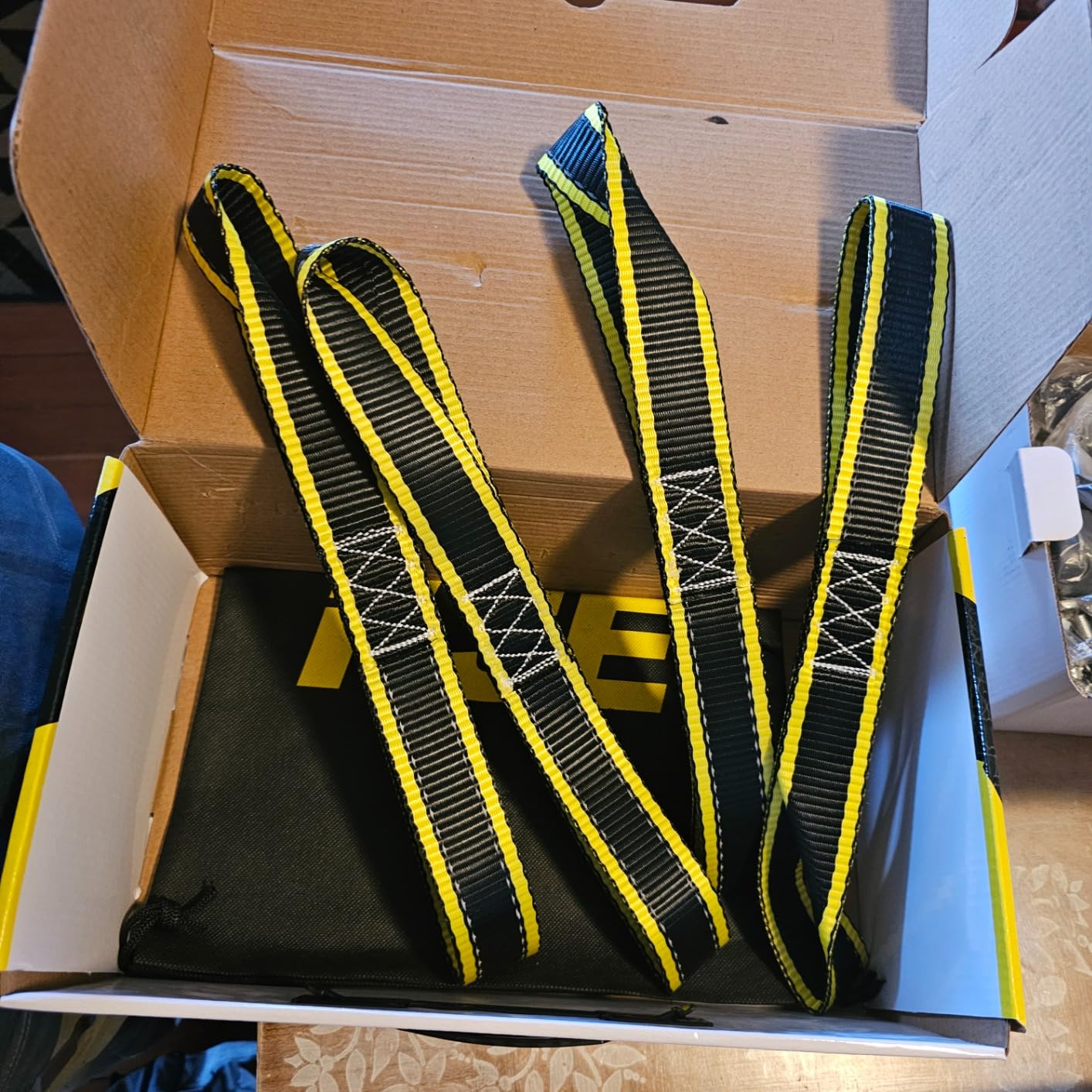 KJE Reflective Ratchet Straps, (4) 1.5