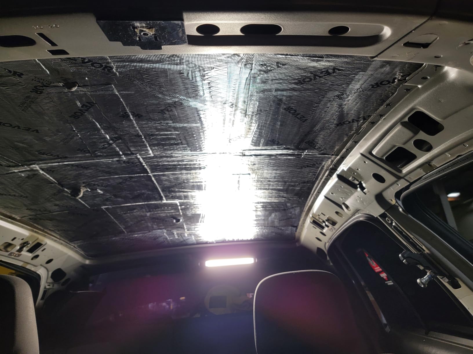 VEVOR Car Sound Deadening Mat, 200 mil 25 sqft Butyl Sound Deadener, Noise Insulation and Vibration Dampening Material customer photo 2