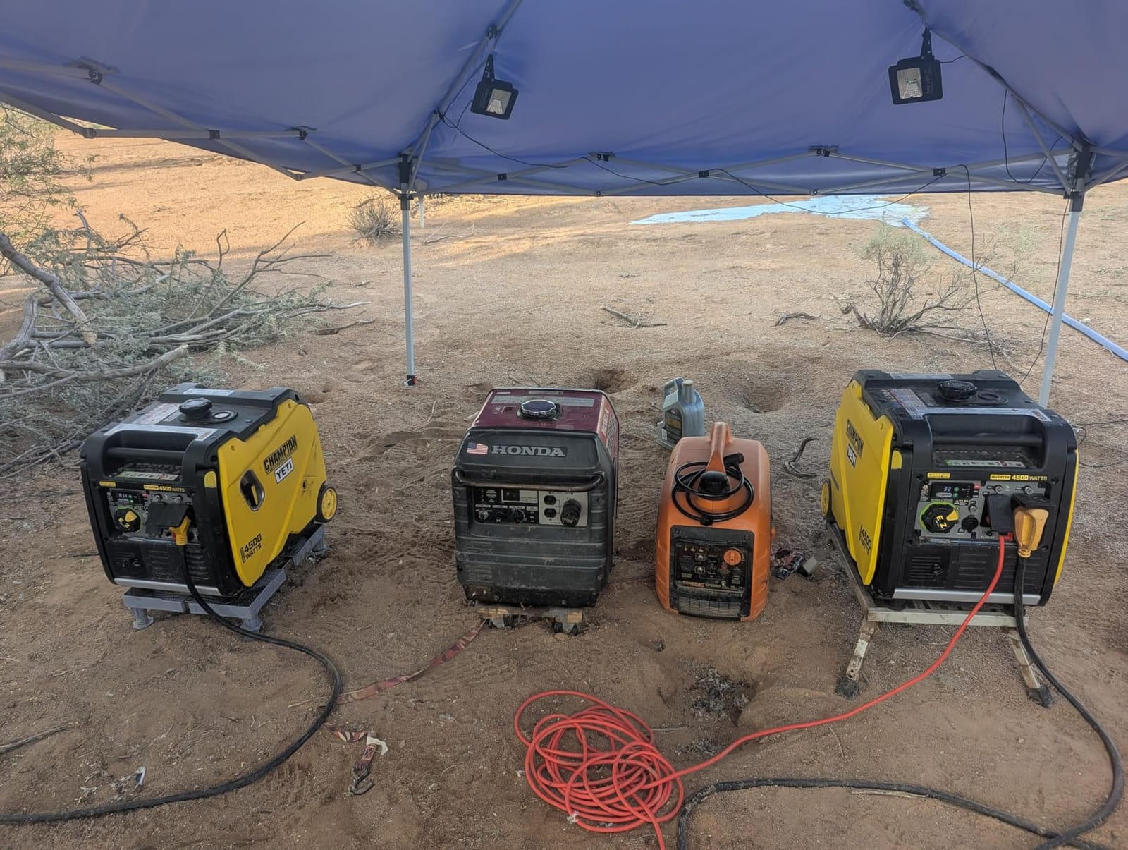 Champion 4500-Watt Wireless Remote Start Portable Inverter Generator customer photo 2