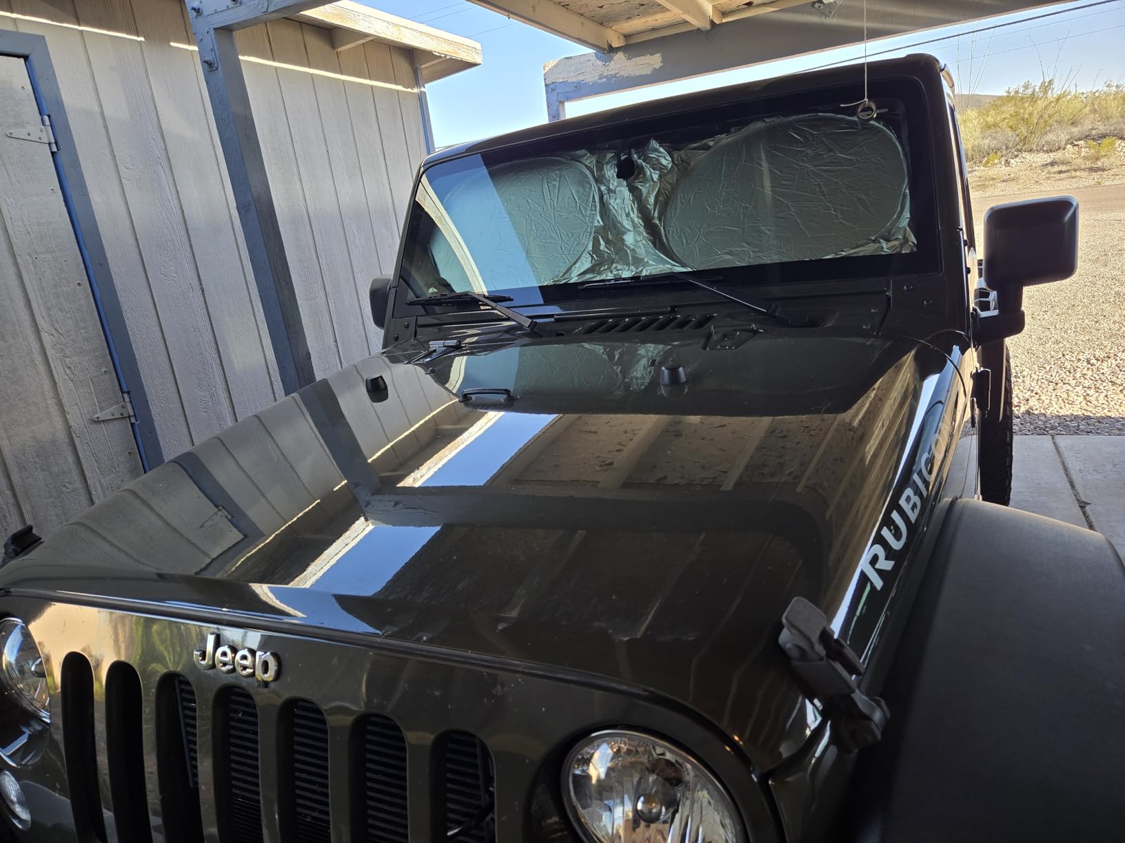 Autovir Windshield Sun Shade, Foldable Car Window Shades, 280T Visor Shade customer photo 2