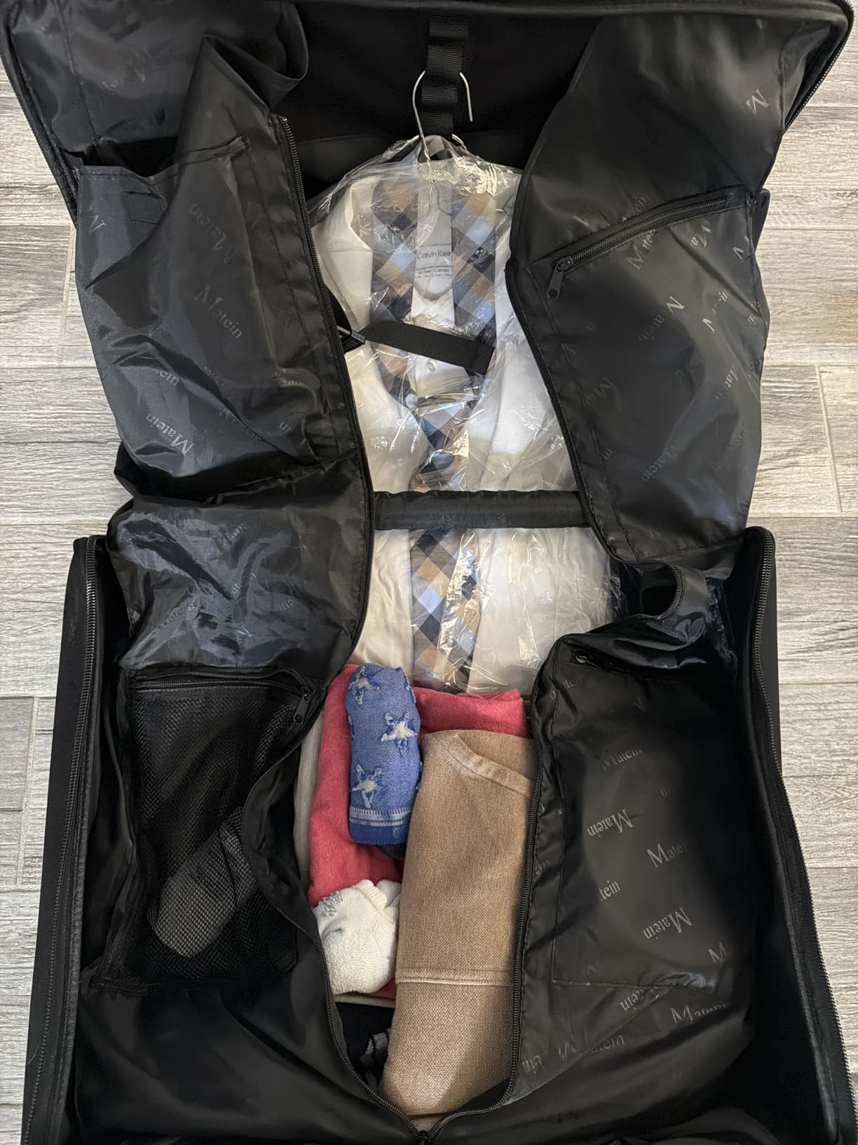 MATEIN Rolling Garment Bag with 2 Packing Cubes, Large Travel Garment Bags customer photo 1
