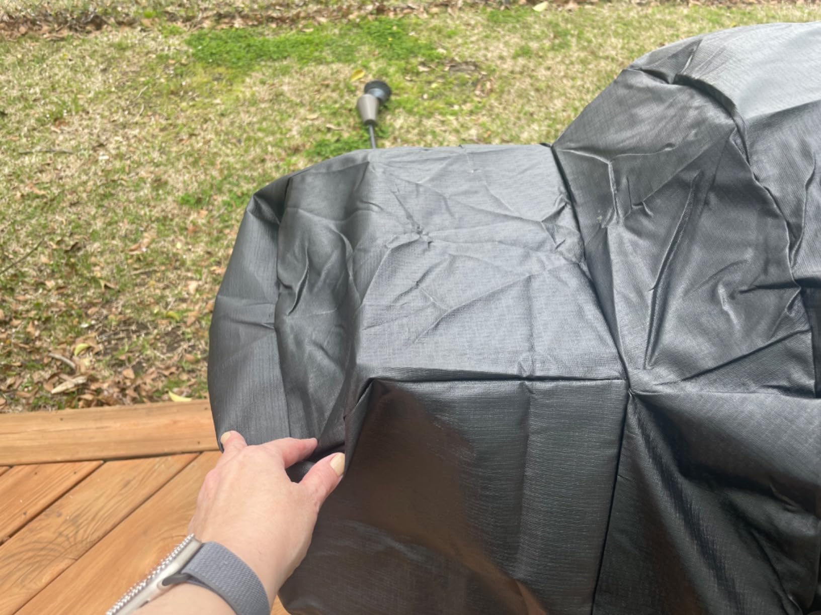 Unicook Waterproof Pellet Grill Cover for Pro 34, Lightweight, UV Resistant customer photo 2