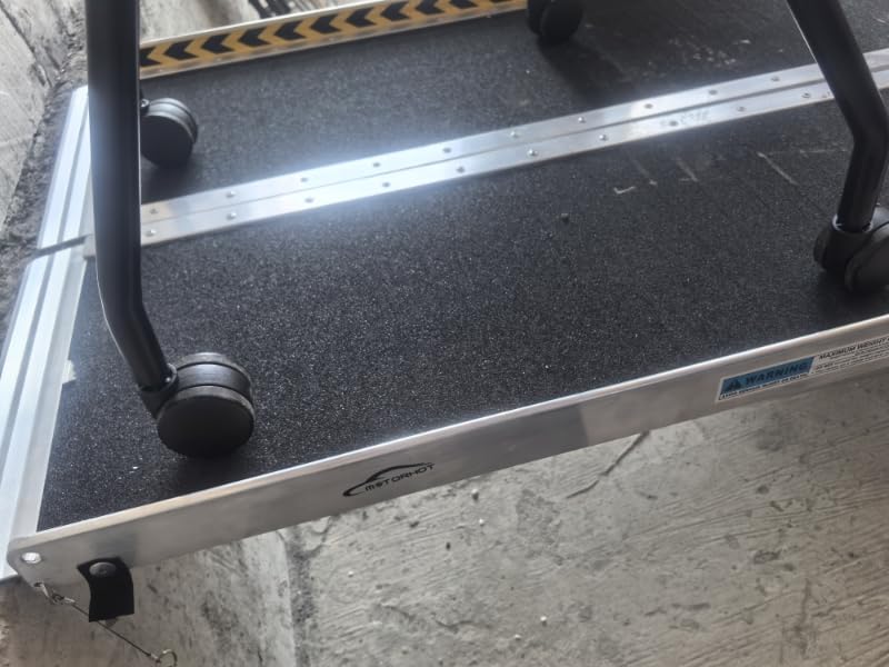 6FT Aluminum Folding Wheelchair Ramp, 28in Wide customer photo 2