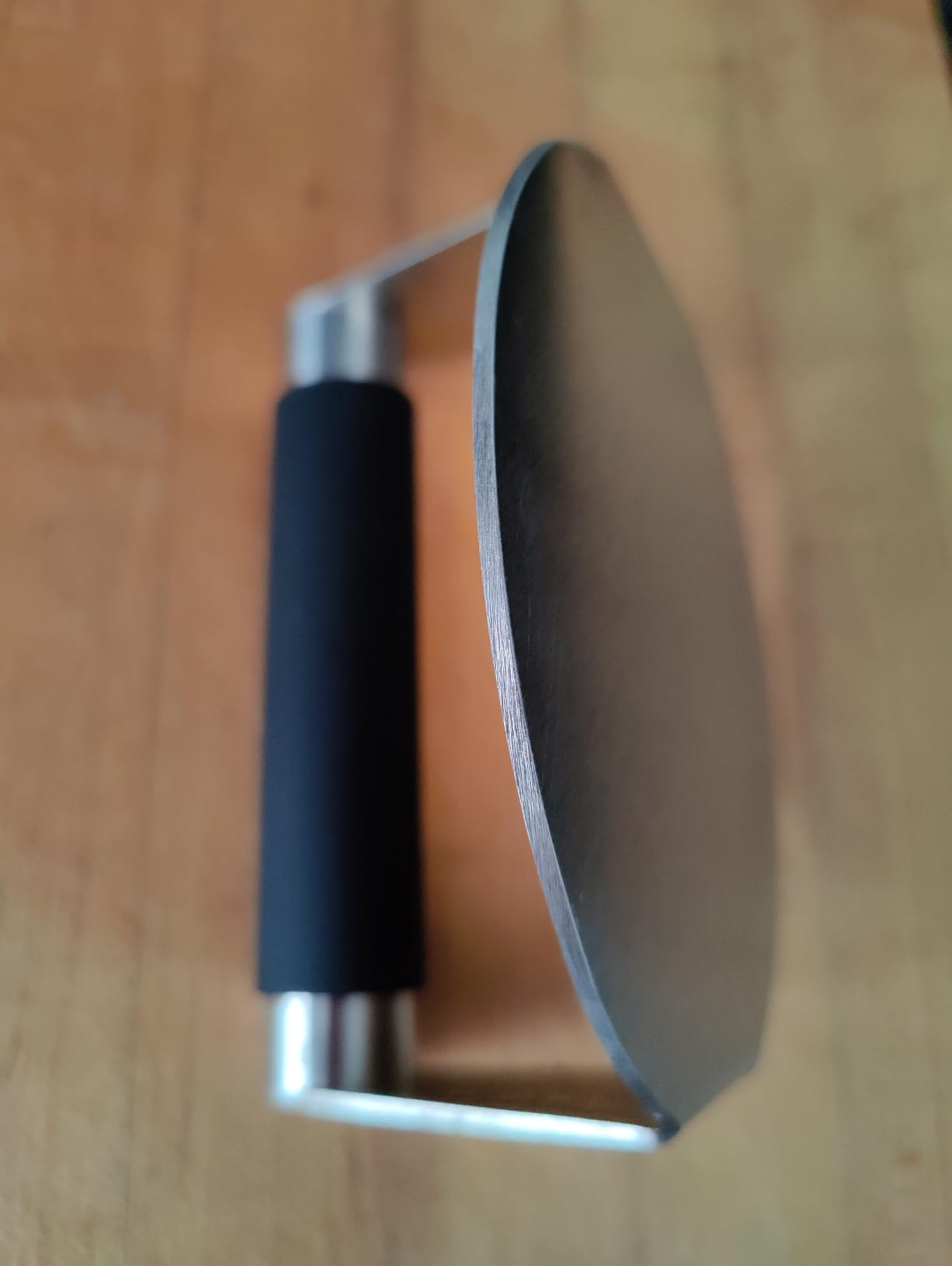Pisol Smash Burger Press, Hamburger Smasher Tool for Griddle, Stainless Steel Ham Patty Press with Anti-Scald Handle, 5.5