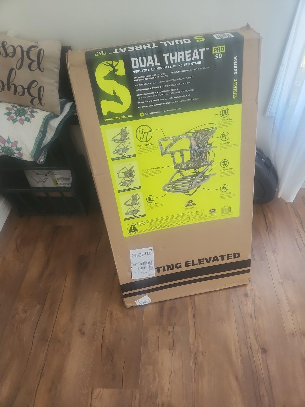 Summit Treestands Dual Threat PRO SD Climbing Treestand customer photo 2