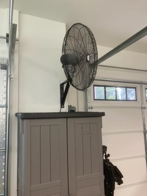 BILT HARD 9500 CFM 30 in. High Velocity Industrial Wall Fan, 3-Speed Wall Mount Oscillating Fan, Heavy Duty Air Circulator for Garage, Commercial, Warehouse, Factory, Workshops and Jobsites- UL Listed customer photo 2