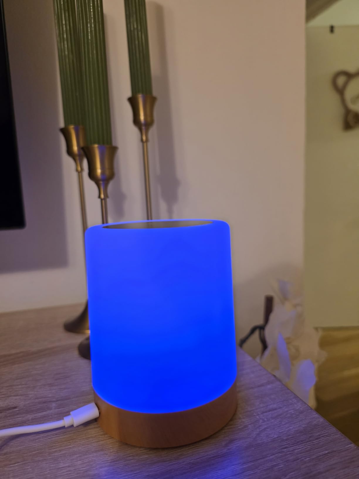 LuvLink Friendship Lamps No Subscription WiFi Touch Lamp for Long Distance Relationships, Couples, Friends & Family - Gift Ready (Set of Two) customer photo 2