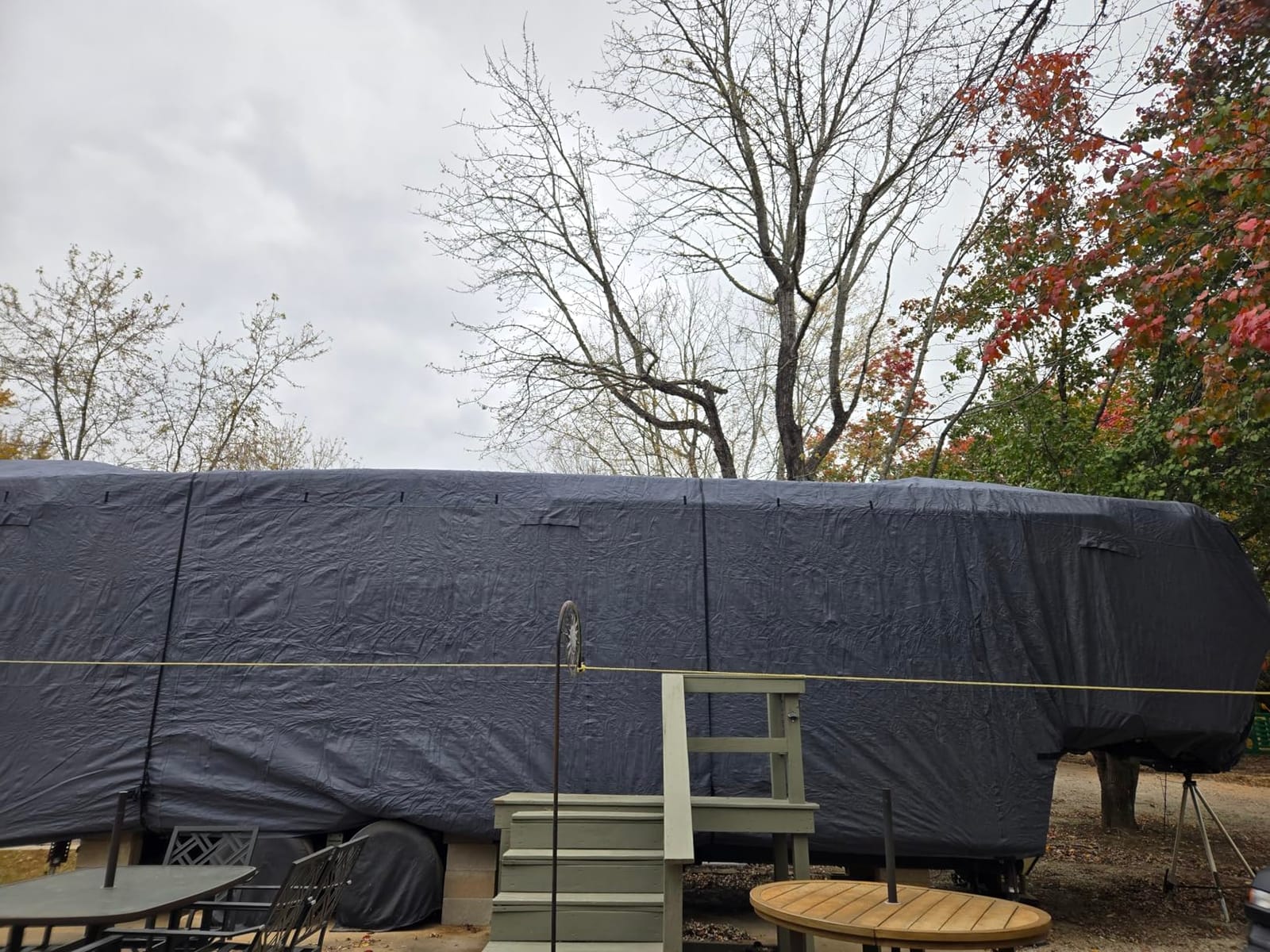 Fonzier 9 Layers Heavy Duty Class A RV Cover & 4 Tire Covers, 34-38FT customer photo 2