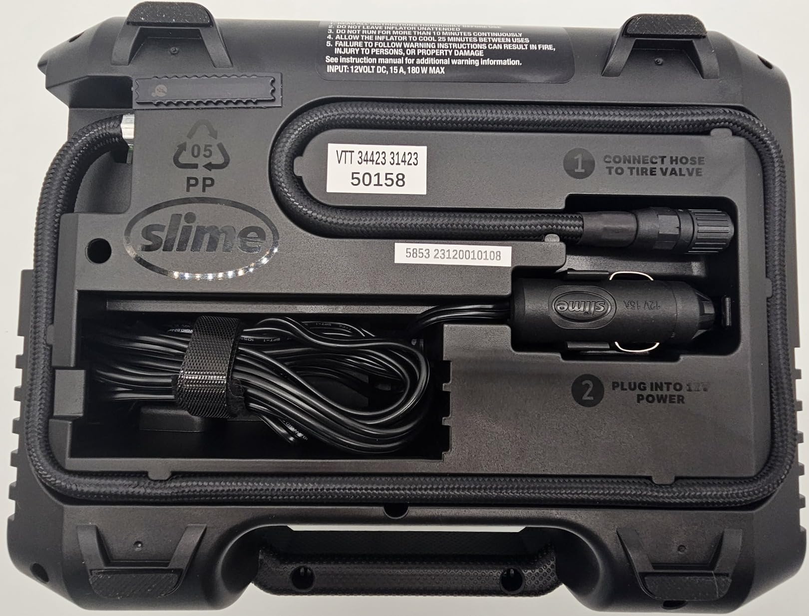 Slime 50158 Flat Tire Repair Kit, Smart Spair Ultra, All-in-One Solution, Repairs and Inflates, Car/Trailer, 10 Min Fix customer photo 1
