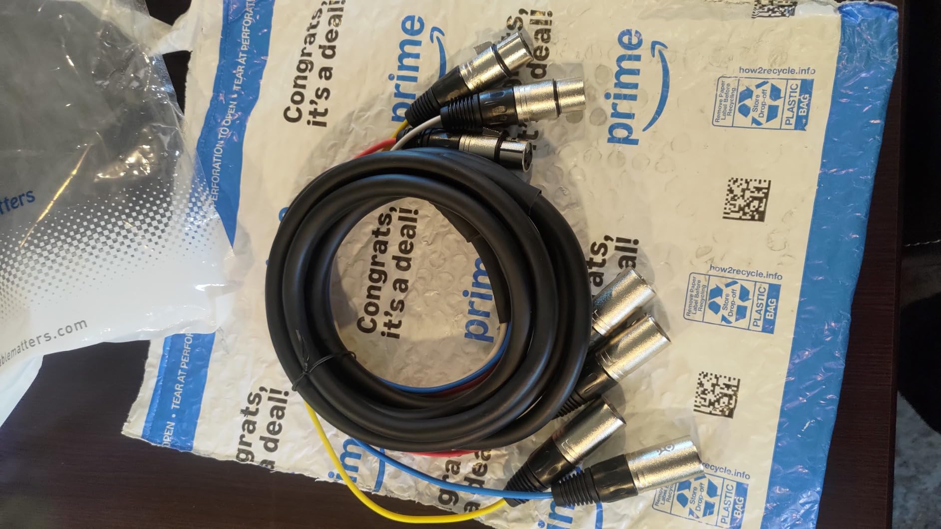 Cable Matters 4-Channel XLR Male to Female Snake Cable, 6ft customer photo 2