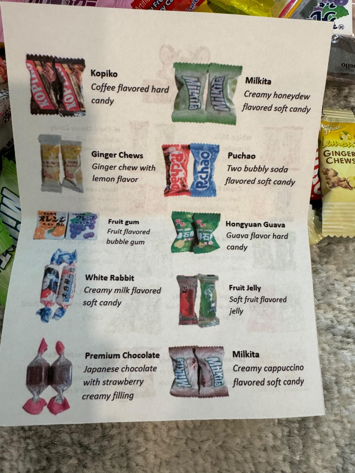 DOTORI SNACK BOX Assorted Asian Mystery Candy Bag | 40 Counts | Premium Quality Candies, Soft Candies, Gummies, Gums, Chocolate, and more from Japan, Korea, China, Indonesia, and Taiwan. customer photo 1