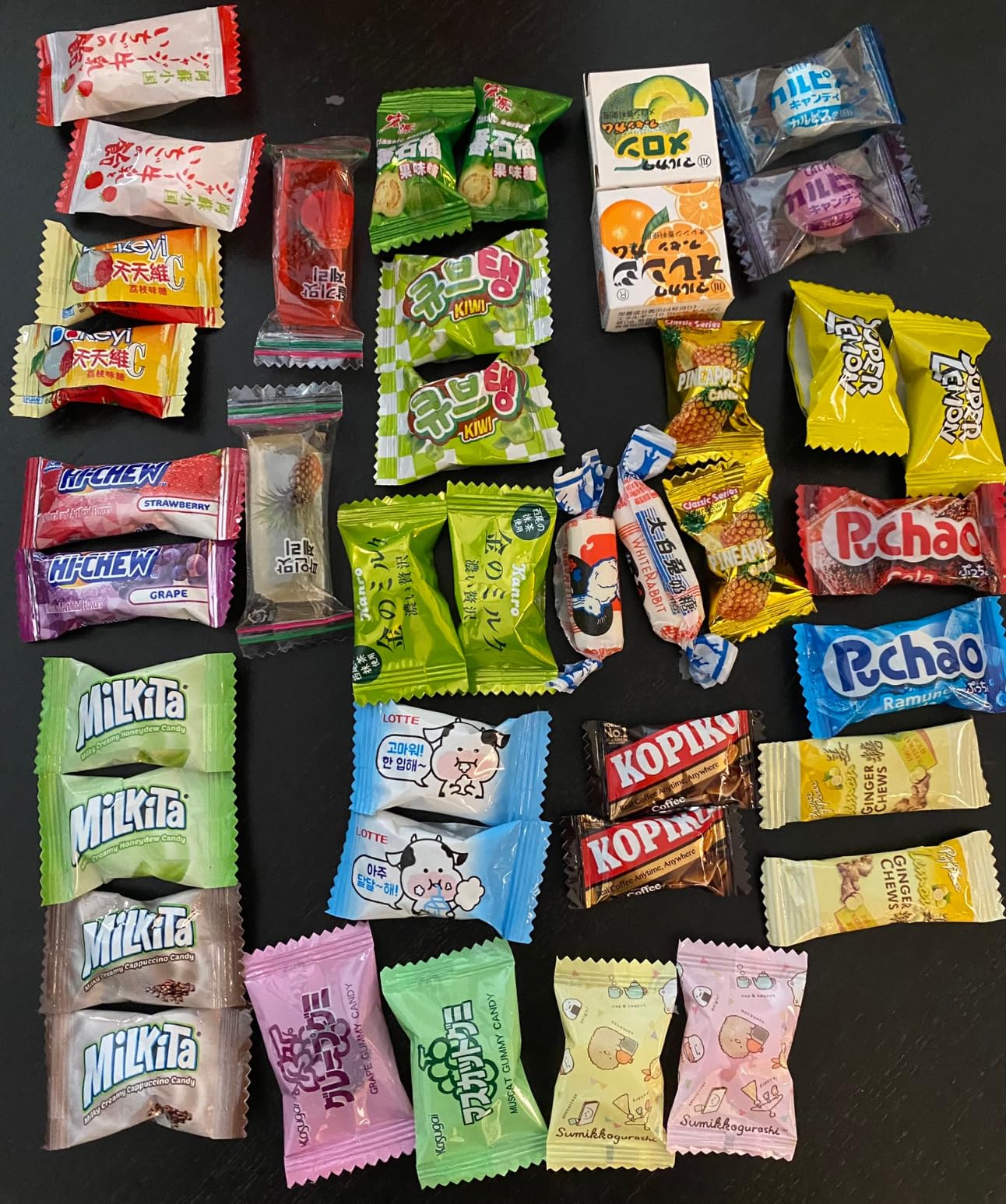 DOTORI SNACK BOX Assorted Asian Mystery Candy Bag | 40 Counts | Premium Quality Candies, Soft Candies, Gummies, Gums, Chocolate, and more from Japan, Korea, China, Indonesia, and Taiwan. customer photo 2