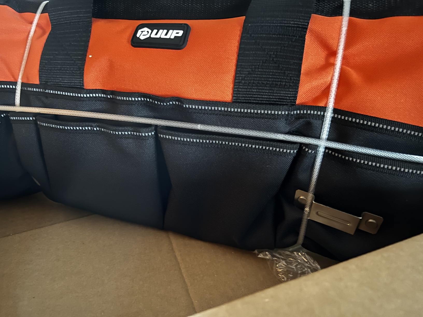 UUP Heavy Duty Tool Bag 15Inch, 16-Pocket Portable Empty Tool Box Organizer customer photo 1