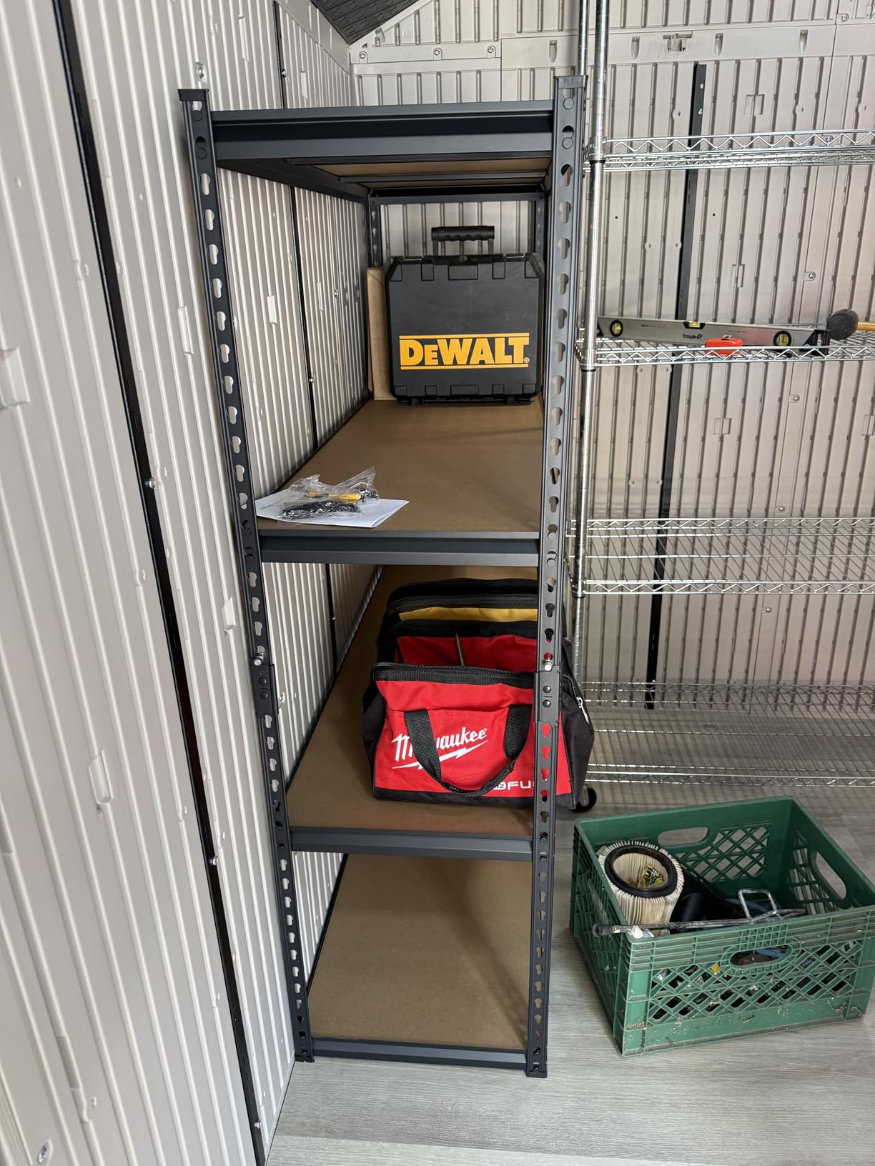 REIBII 3000LBS Garage Shelving for Warehouse, 5 Tier Heavy Duty Shelving customer photo 1