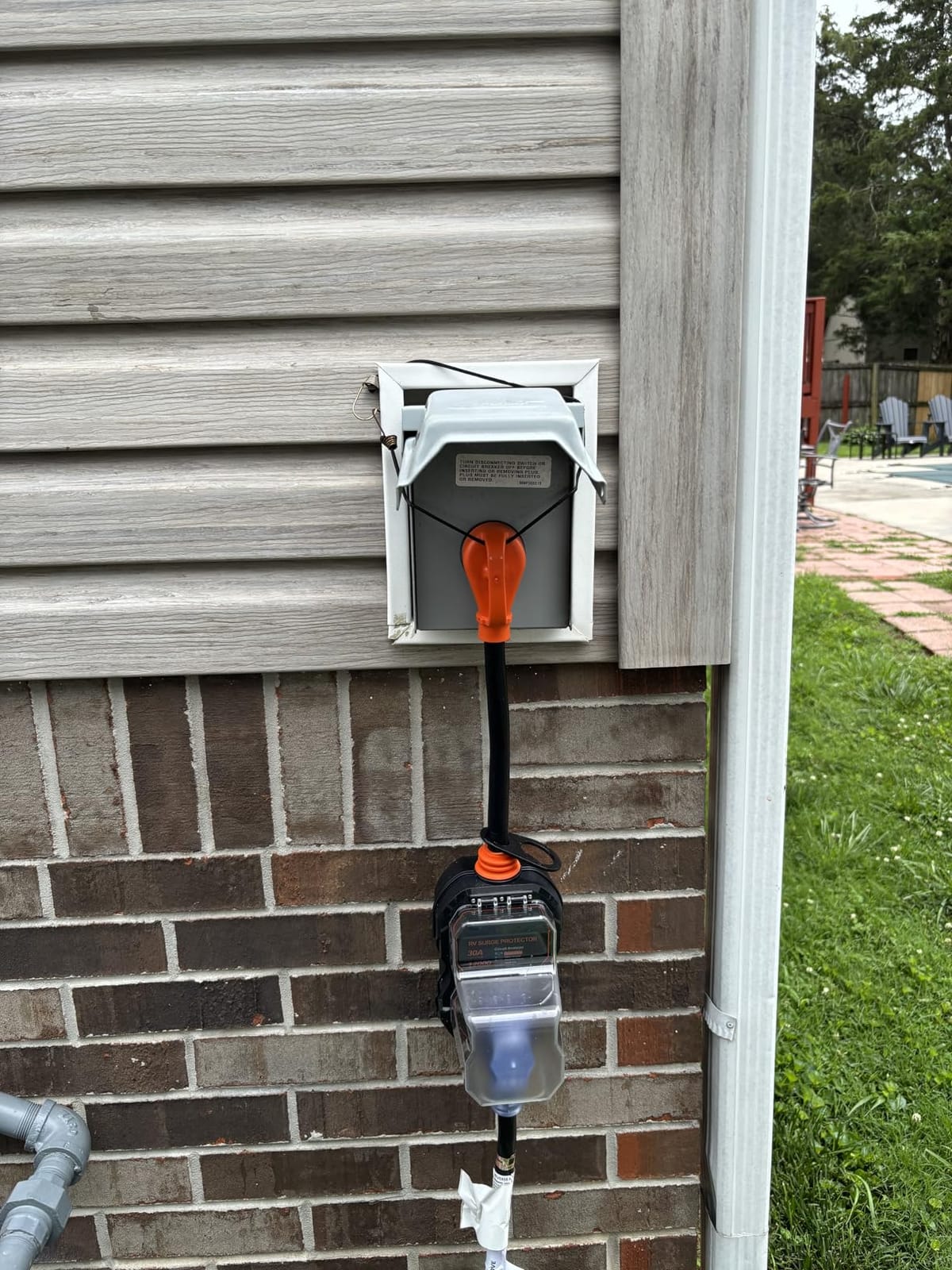 GEARGO 𝟑𝐭𝐡-𝐆𝐞𝐧 RV Surge Protectors 30 Amp, 𝐋𝐚𝐭𝐞𝐬𝐭 RV Circuit Analyzer, IP68 Surge Voltage Protection, RV Adapter Plug for Camper (Orange) customer photo 1