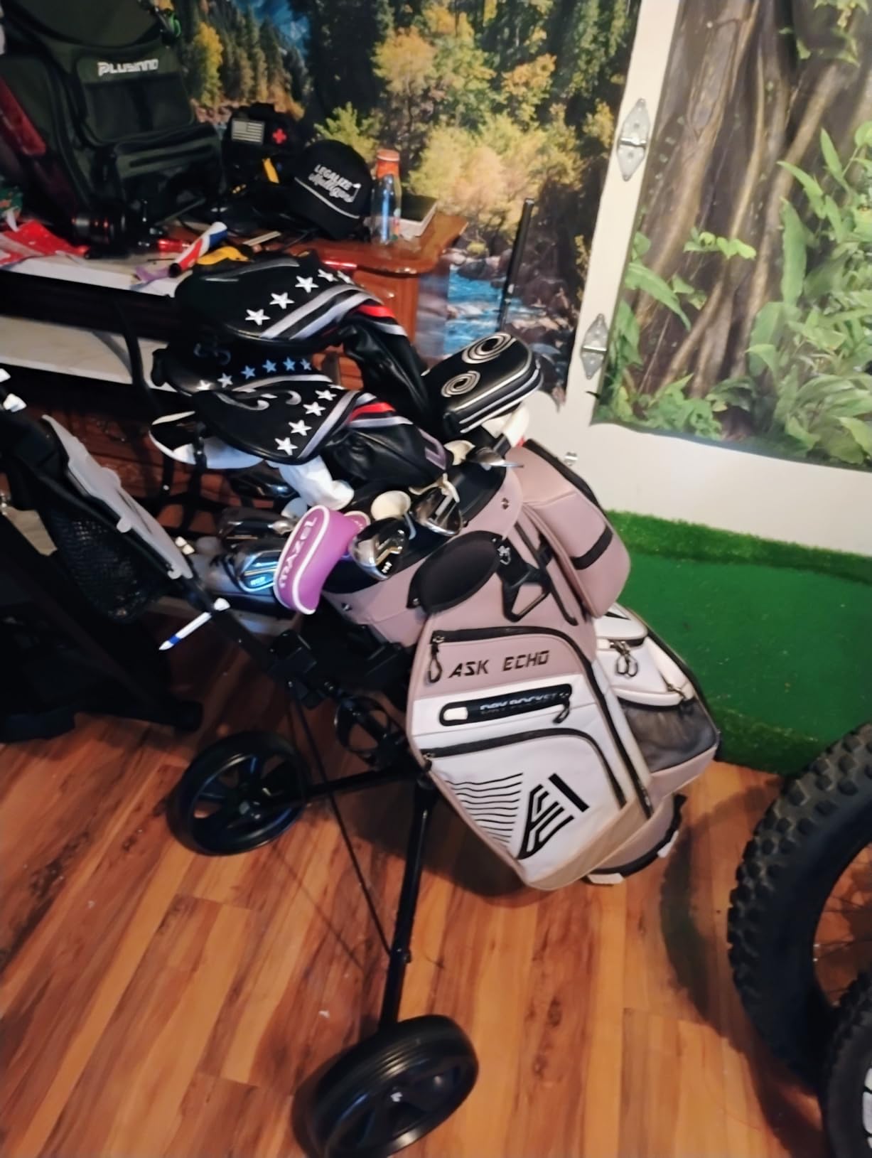 ASK ECHO T-Lock 3.0 Golf Cart Bag, Quiet 14-Way Full-Length Divider customer photo 2