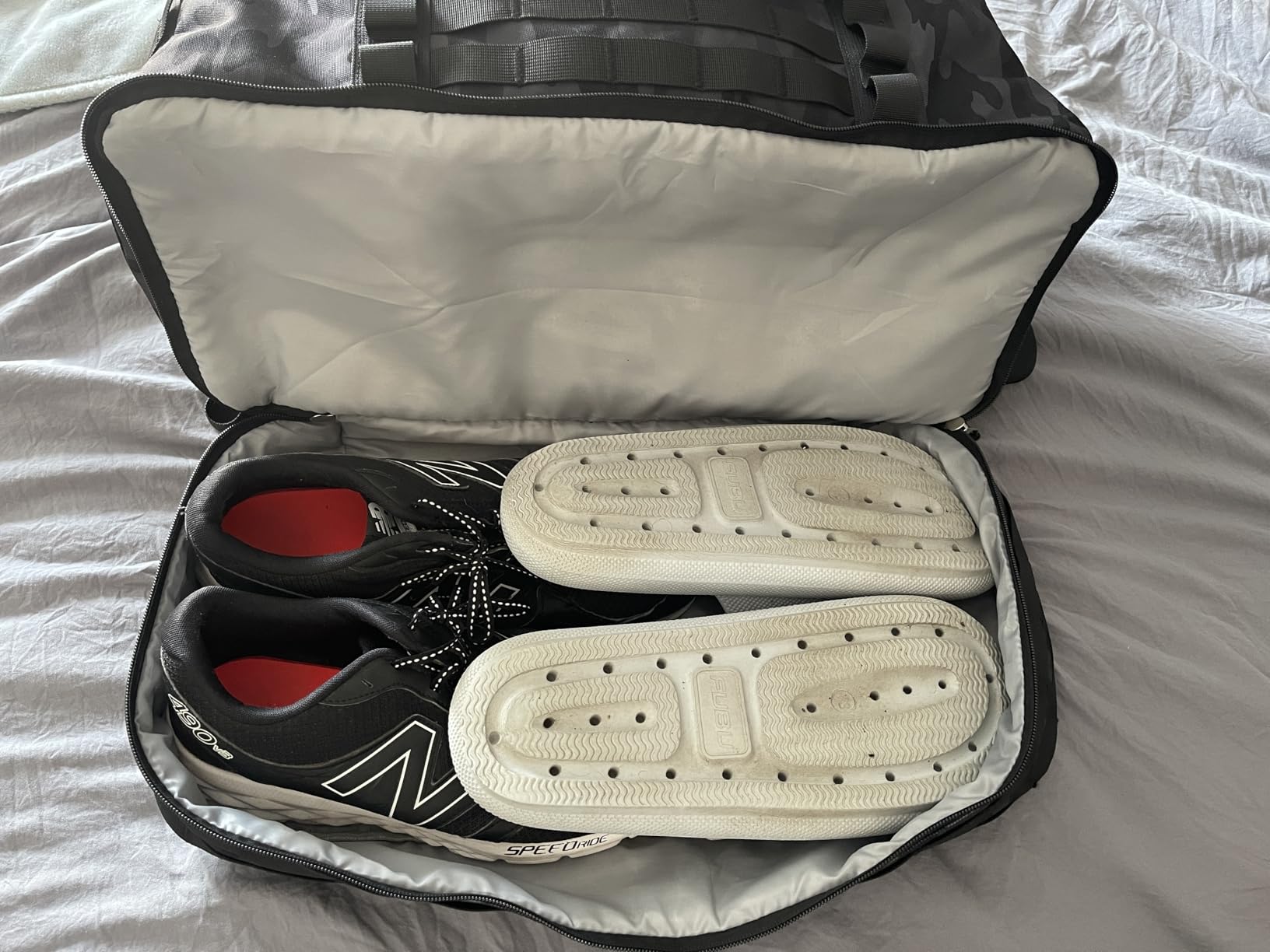 Gym Bag for Men Women, Carry on Luggage 22x14x9 Airline Approved Duffle Bag customer photo 2