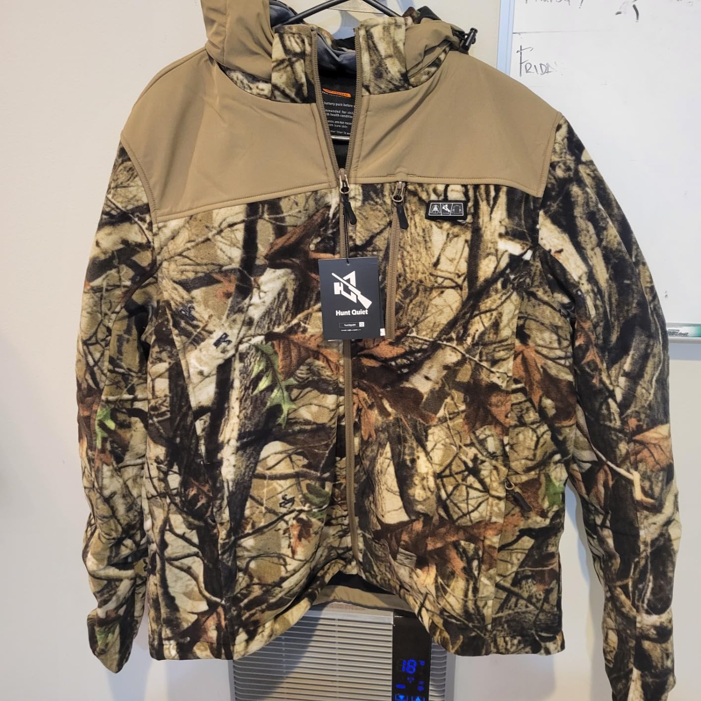 Heated Hunting Jacket for Men with 12000mAh 7.4V Power Bank customer photo 1