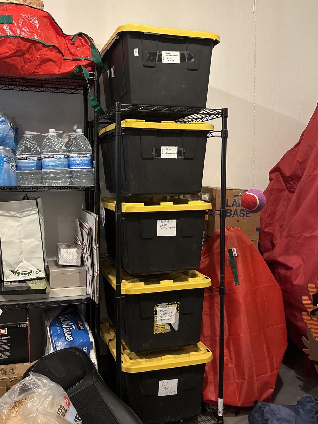 SafeRacks 5-Tier Steel Tote Rack for 27 Gallon Bins - Black, 2 Pack customer photo 2