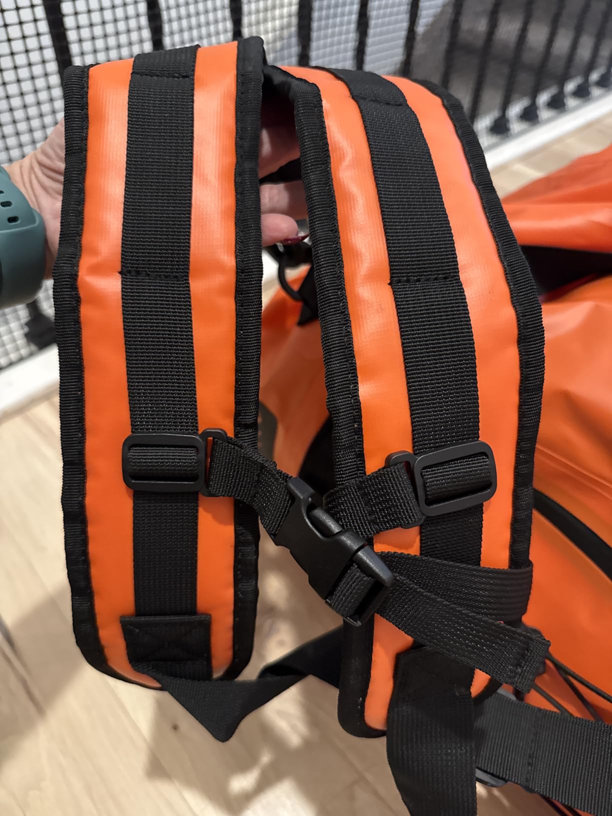 80L Dry Bag Large Waterproof Bag Roll-Top Heavy Duty Fishing Duffel Bag with Durable Straps & Handles for Kayaking Paddle boarding Boating Rafting Fishing customer photo 2
