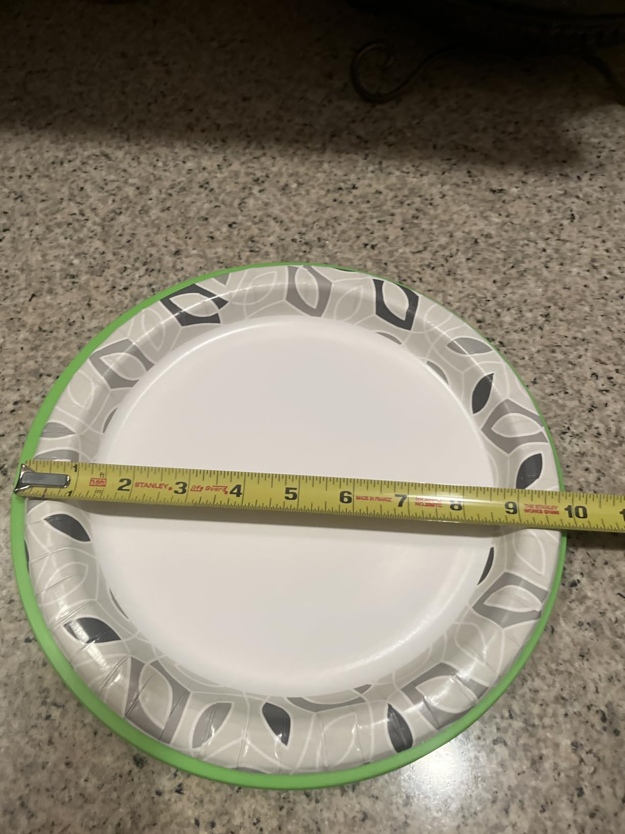 EBIGIC Bamboo Paper Plate Storage,Paper Plate Holders and Dispenser,fit for Kitchen Wall, Countertop and Under Cabinet 8-10in Plates customer photo 2