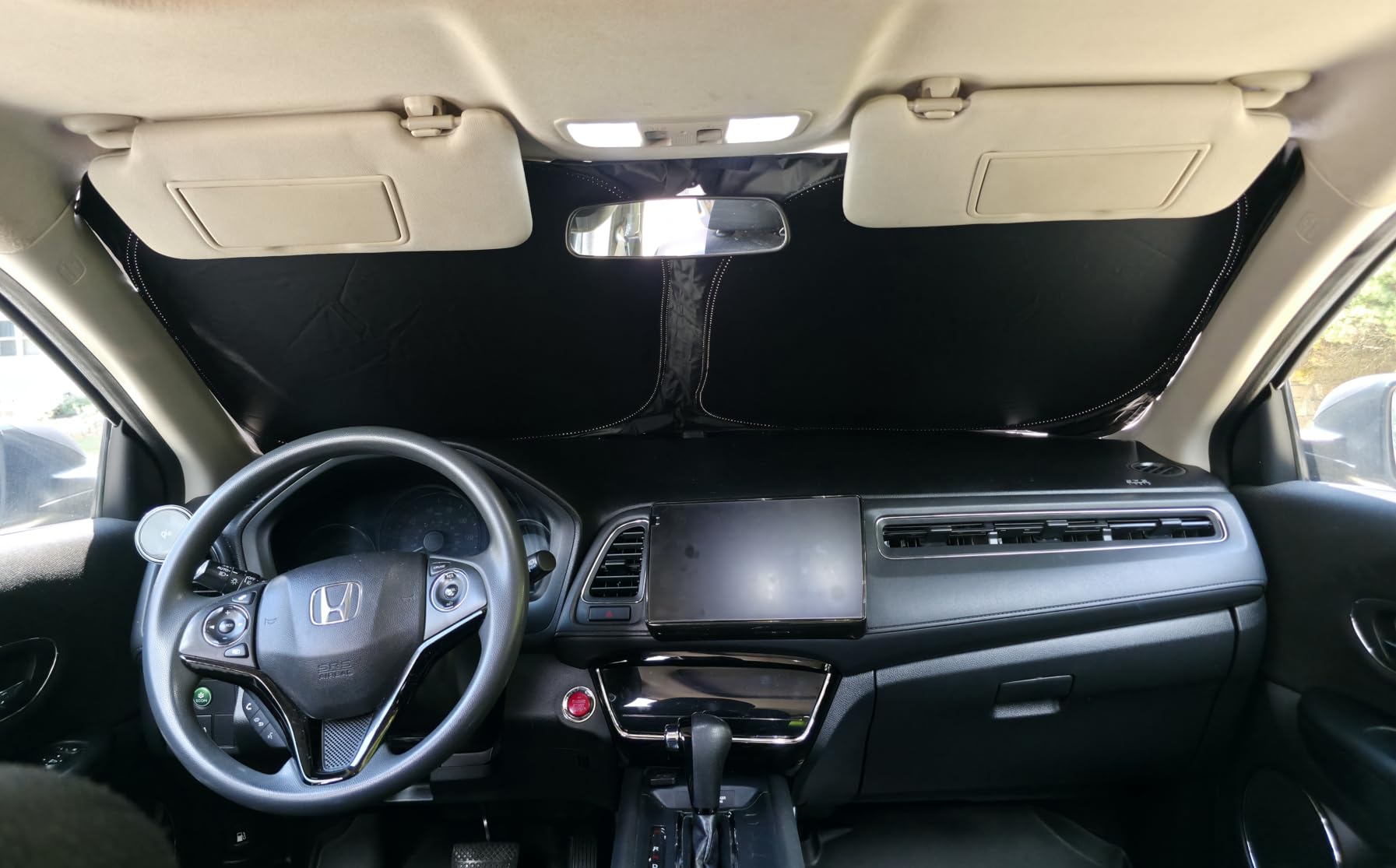 Proadsy Custom Fit 2012-2015 Honda Civic Windshield Sun Shade, Blocks Heat customer photo 2