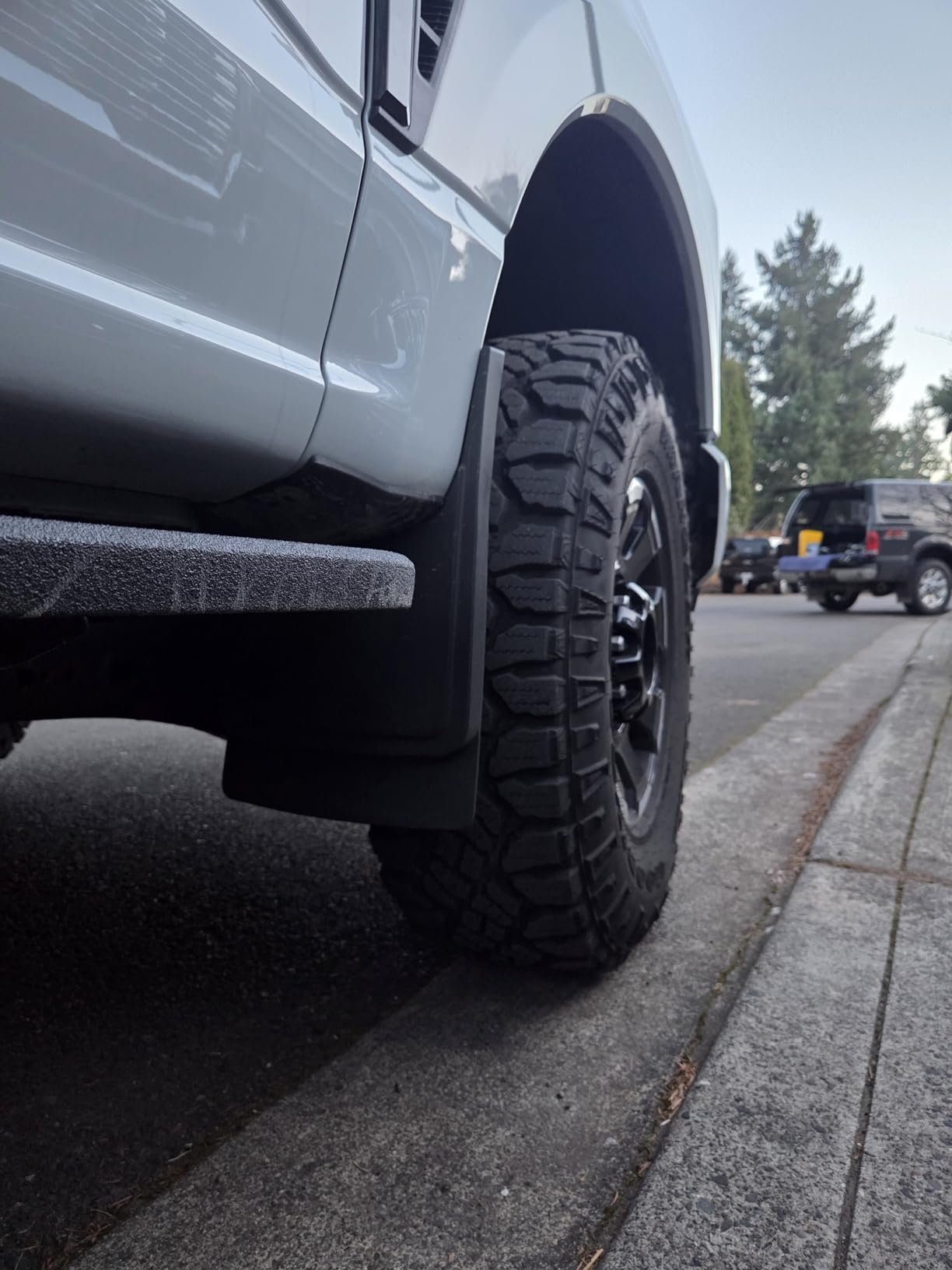 Mud Flaps for 2017-2026 Ford F-250/F-350 Super Duty Without OEM Fender Flares (Single Rear Wheels), No Drill Splash Guards Front & Rear Truck Mud Guards Accessories Set(4pcs) customer photo 1