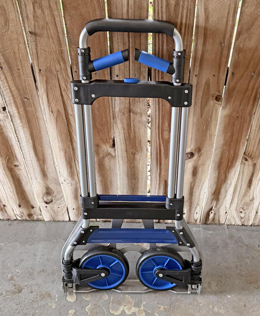 Teprovo Stair Climbing Hand Truck 770lb，Heavy Duty Dolly Cart for Stairs，Thickened Upgraded Steel Tube Folding Stair Climbing Trolley with Six Wheels and Telescoping Handle customer photo 1