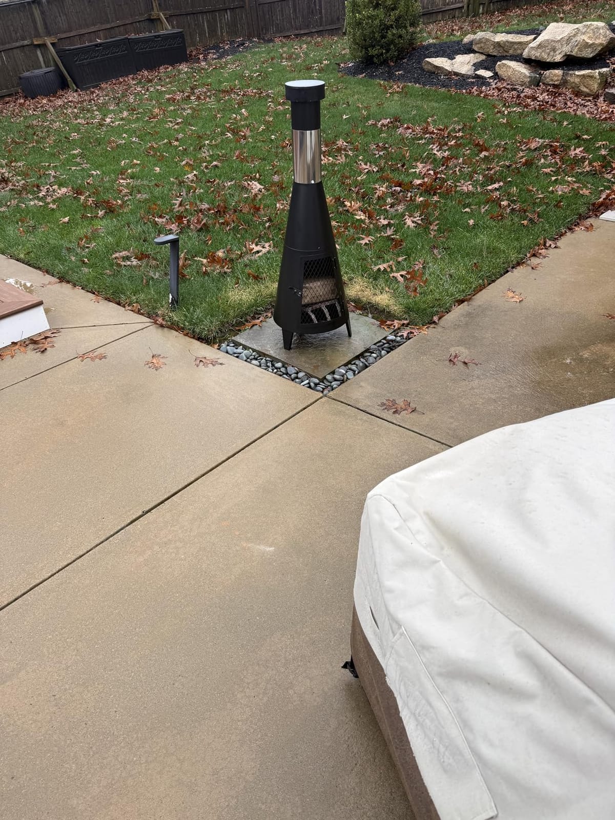 BDL Outdoor Chiminea Fireplace Wood Burning Fire Pit for Patio customer photo 2
