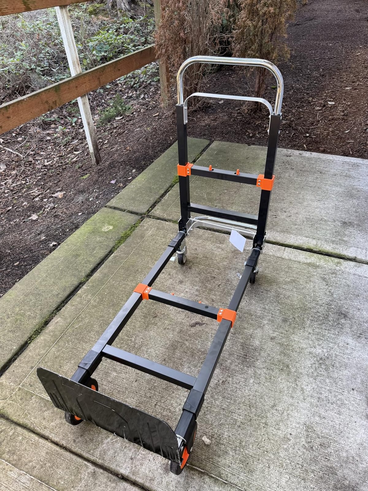 3-in-1 Folding Hand Truck, 500 lb Heavy Duty Steel Dolly customer photo 1