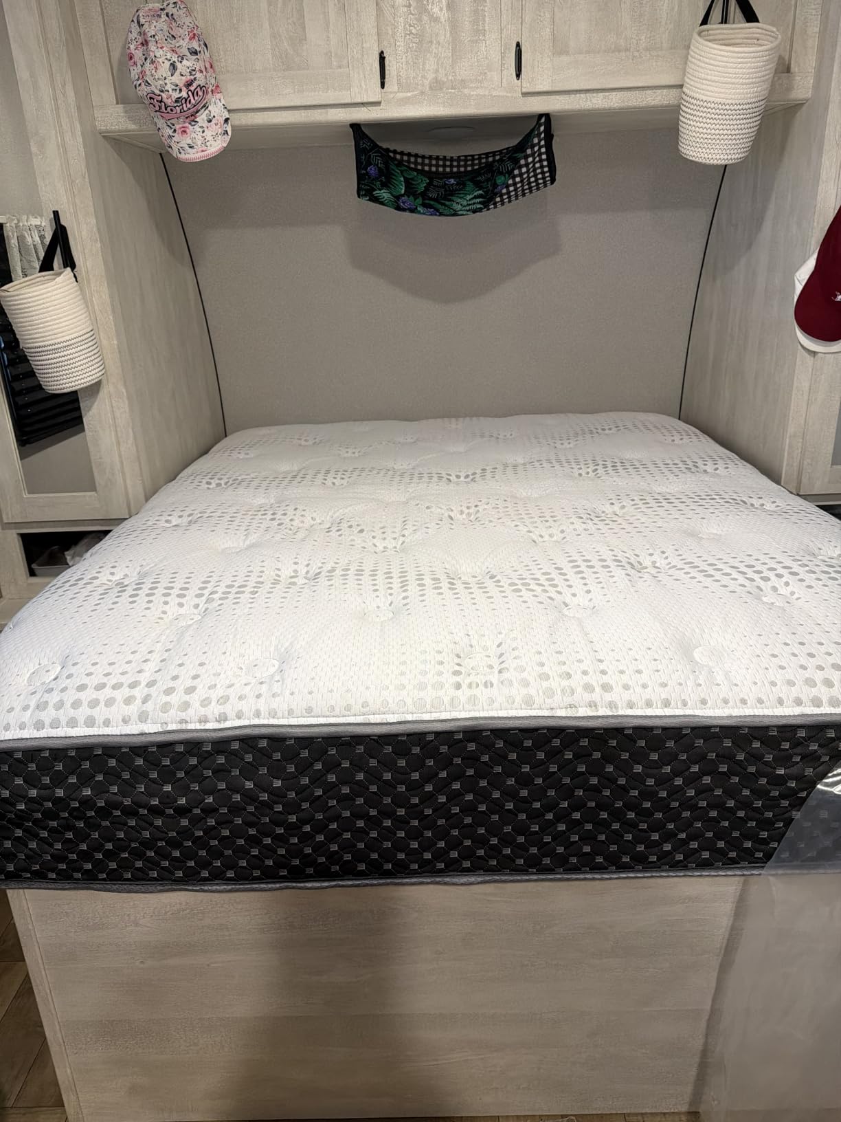 WanderRest 12” Cool Hybrid RV Mattress, Short Queen 60x74, Plush-Medium Gel Memory Foam & Pocketed Coil Bed for RV, Camper or Travel Trailer, Cooling Comfort, Made in USA customer photo 2