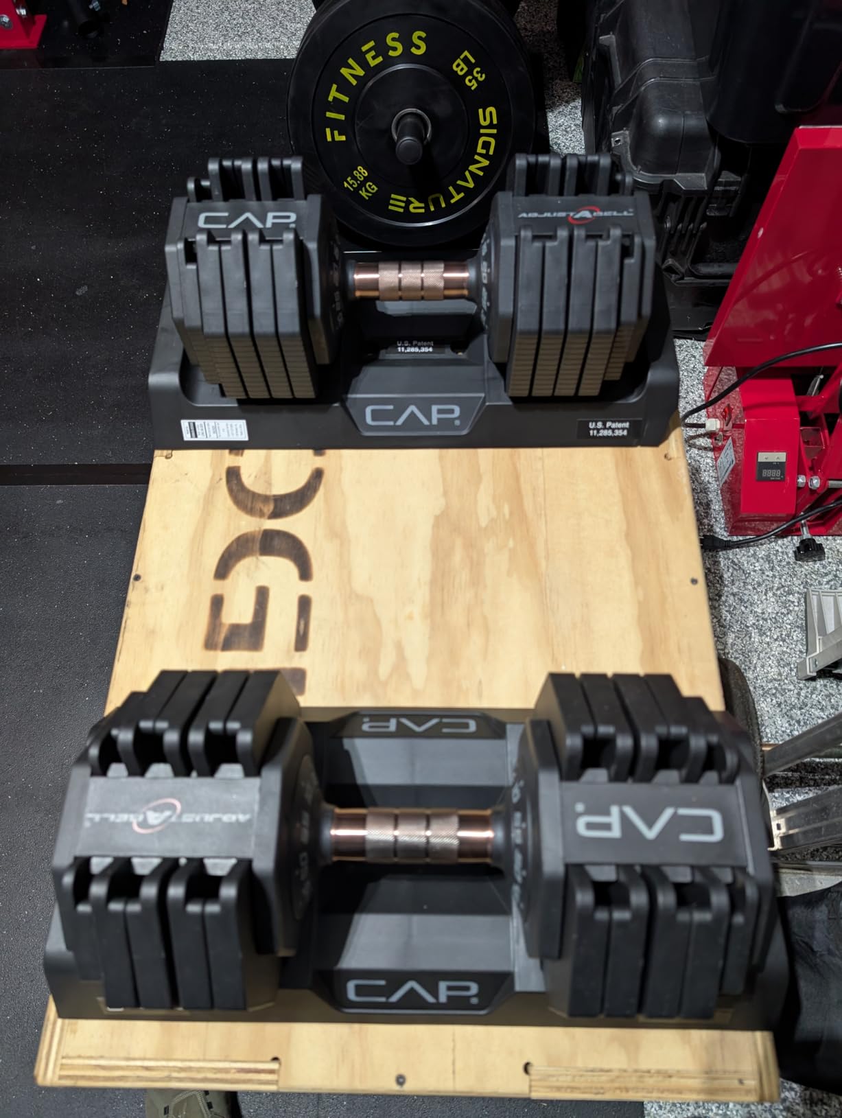 CAP ADJUSTABELL Adjustable Dumbbell Set, Premium Quick Select Adjustable Weights for Strength Training, Singles & Pairs, 12.5 LB, 25 LB & 55 LB, Round Dumbbells, Multiple Grip Handle Options customer photo 2
