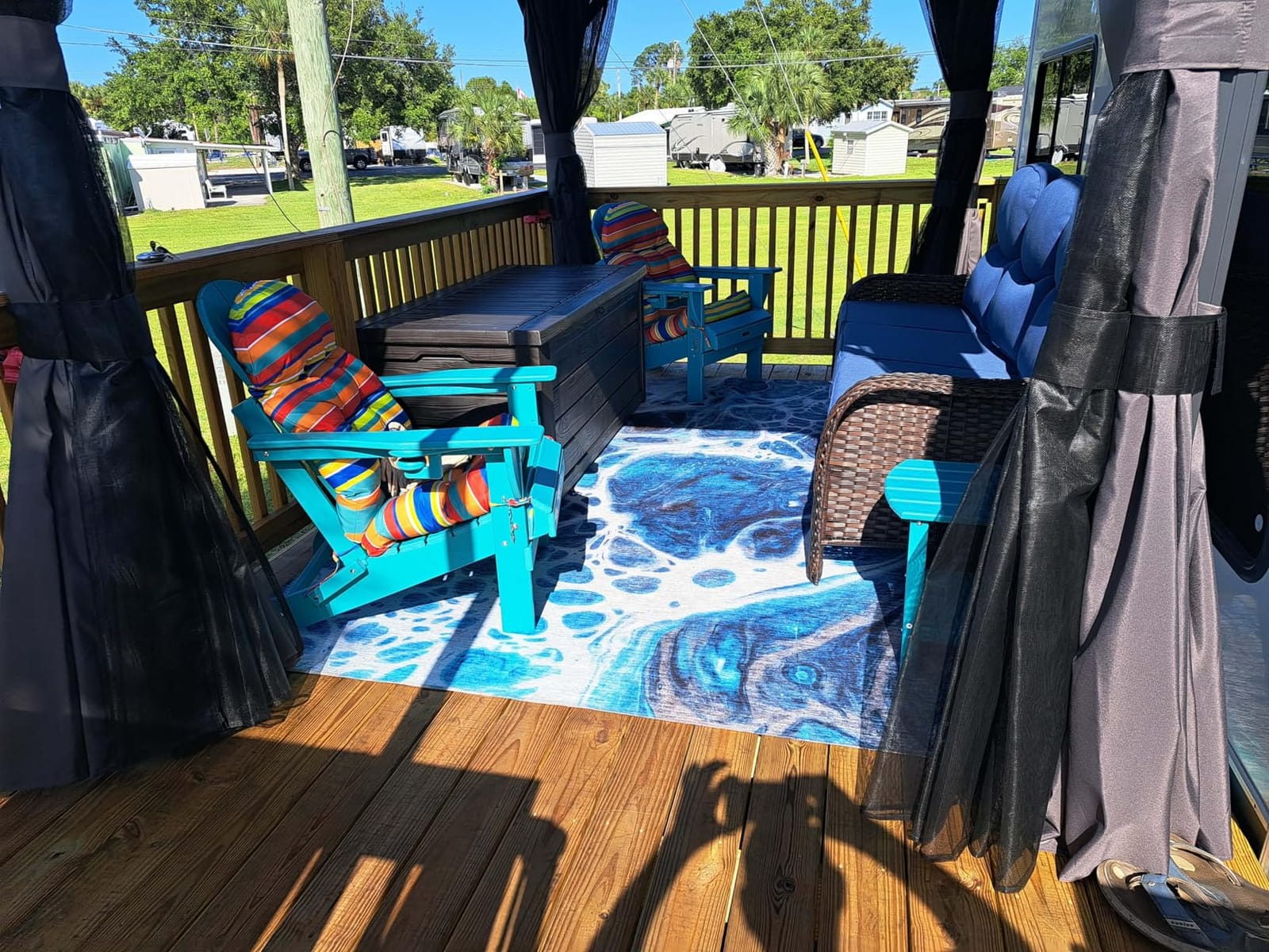 PURPLE LEAF Patio Hardtop Gazebo 8' x 8' with Galvanized Steel, Grey customer photo 1