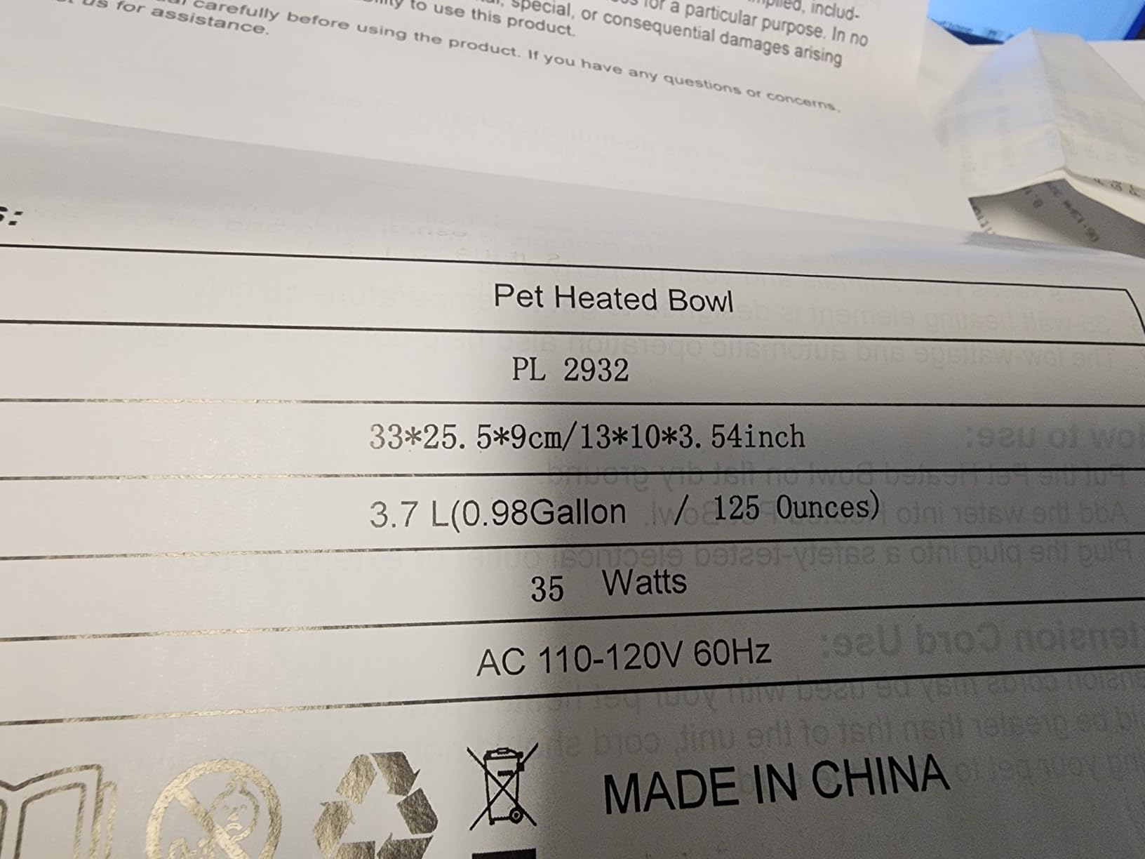 Heated Water Bowl for Chicken，125OZ Water Heater for Hens Goose Duck customer photo 2