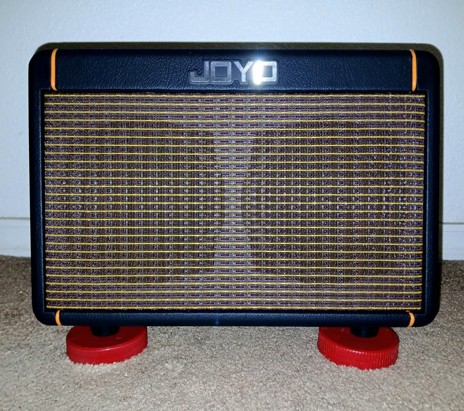 JOYO 20W Acoustic Guitar Amp Battery-Powered Portable Stereo Amplifier with Bluetooth, Reverb/Delay/Chorus Effects, Mic and Guitar Input, USB-C Recording for Practice, Busking & Small Gigs (AC-20S) customer photo 1