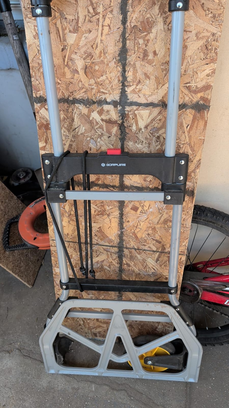 380 LB Capacity Folding Hand Truck Heavy Duty Foldable Dolly Cart customer photo 2