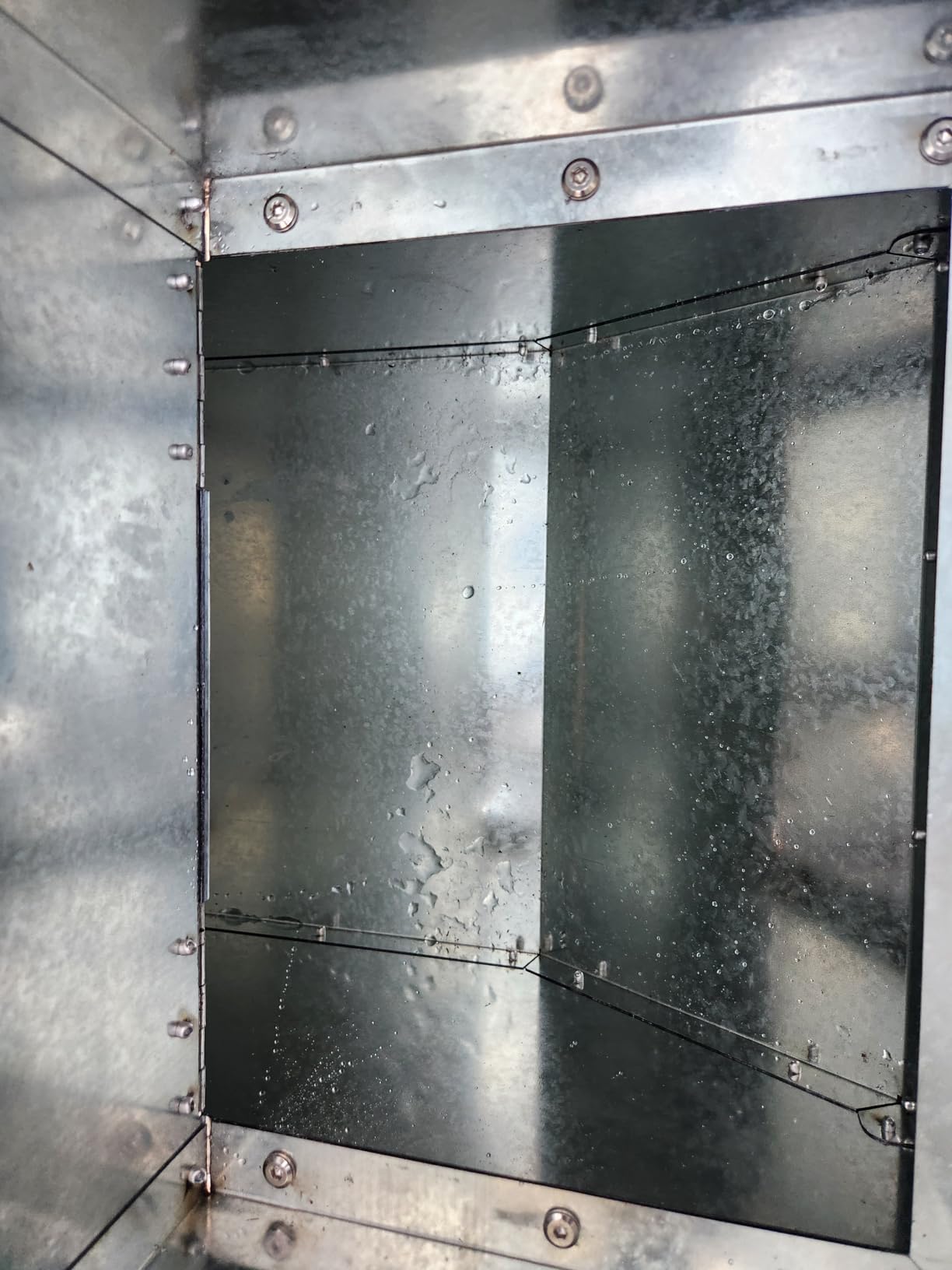 Hog Feeder Silver, 2.5 Bushels Capacity customer photo 2