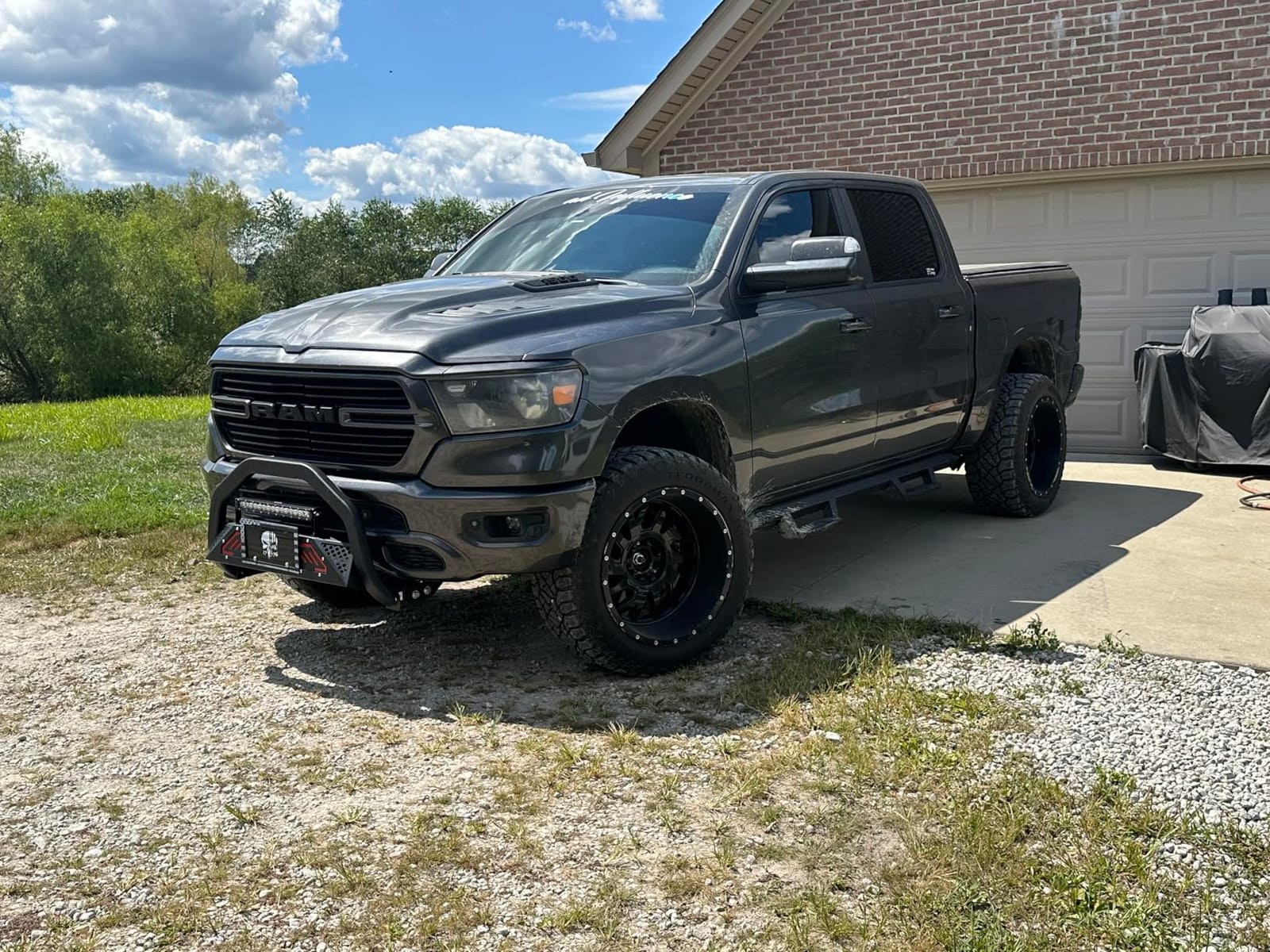 Nilight Bull Bar with Light Bar for Toyota Tacoma 2016-2023 | Includes License Plate Hole Brush Guard, Front Bumper Push Bar w/Grille Skid Plate Light Mount customer photo 1