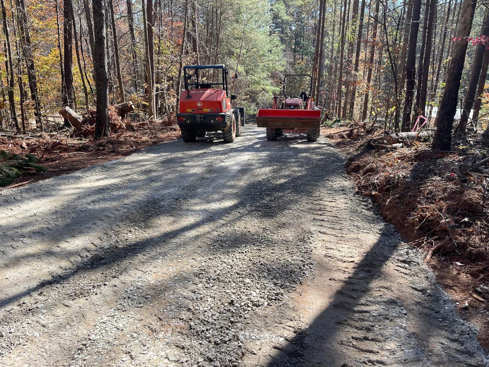 Gravel Grid 4.4x33 FT with 20Pcs Landscape Staples, 2'' Thick Geogrid Ground Grid 2200 lbs per Sq Ft Erosion Control Geo Grid for Driveway, Walkway, Horse Paddock, Patio, Parking Lot, Slope customer photo 1