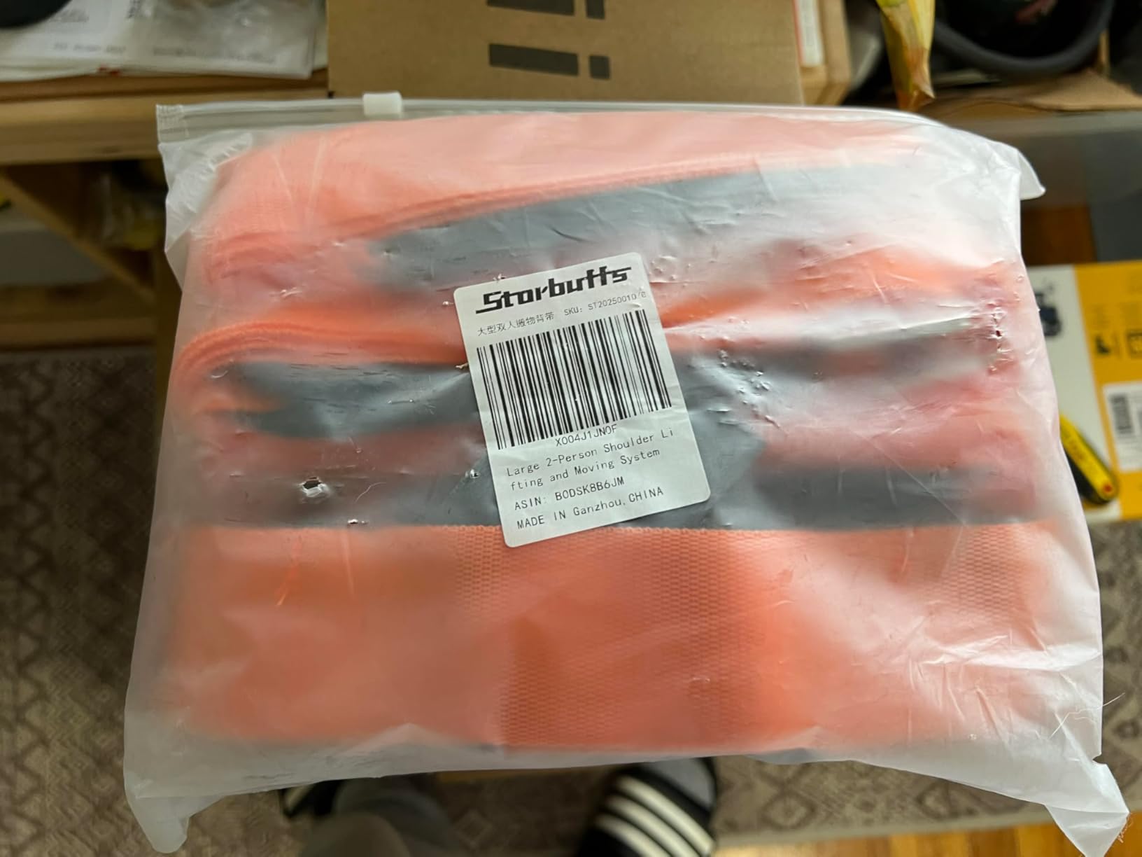 Moving Straps for Lifting, 2-Person Lifting and Moving System with Shoulder Dolly Moving Straps, Heavy Lifting Straps for Furniture, Mattress, Appliance, Pots & Heavy Items Up to 800 lbs customer photo 1