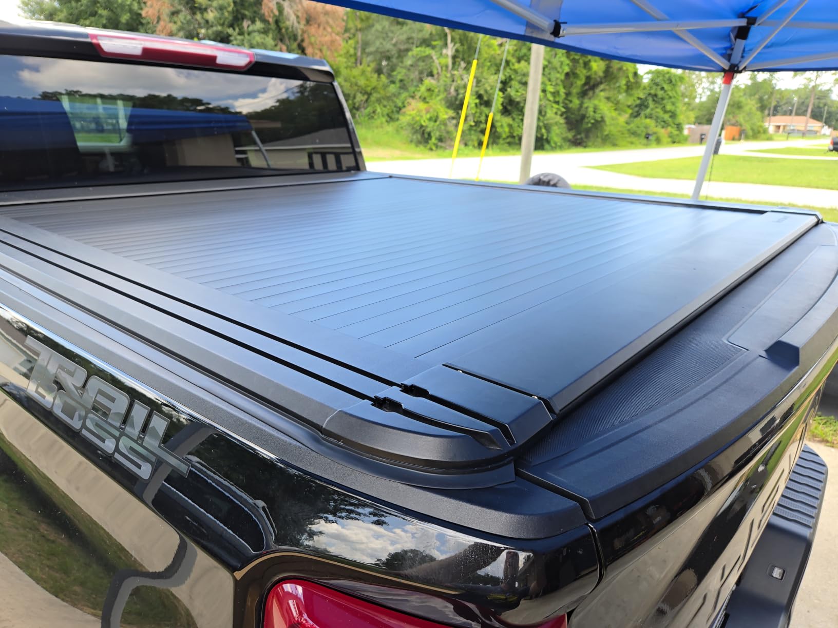 Bestwyll Retractable Hard Tonneau Cover Fits 2014–2026 Chevy Silverado 1500 & GMC Sierra 1500 Short Bed 5.8 Ft (69.3”) | Spring-Loaded | Dual T-Slot | Not Compatible with Sierra EV | BY44 | customer photo 1