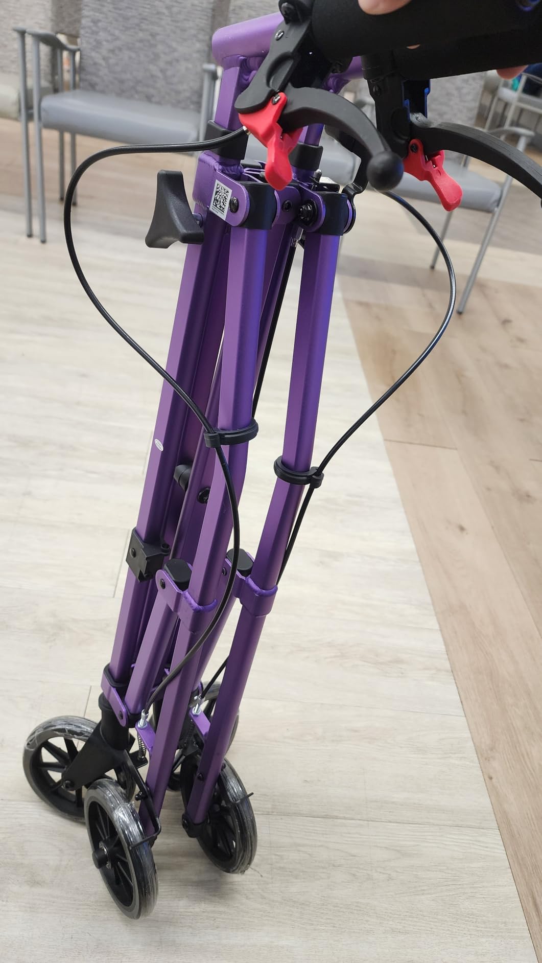 Vive Mobility Lightweight Walker for Seniors - Narrow, Folding Walker customer photo 1