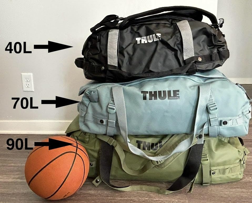 Thule Chasm Duffel bag, Weather-resistant materials, Easy packing, Converts to backpack, Internal pockets, Travel-ready customer photo 1