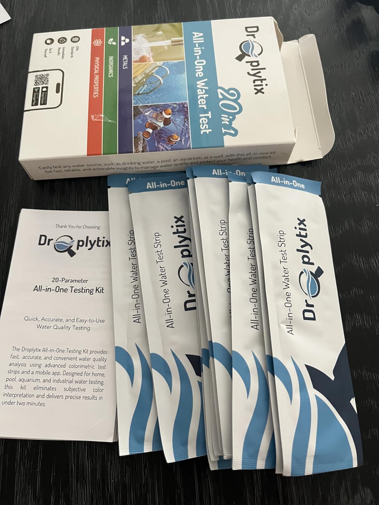 20-in-1 Drinking Water Test Kit with App, Digital Water Tester for Drinking Water, Home Water Test Kit, Well Water Testing Kit, Water Test Strips for Lead, Hardness, Chlorine, Nitrate & more customer photo 1
