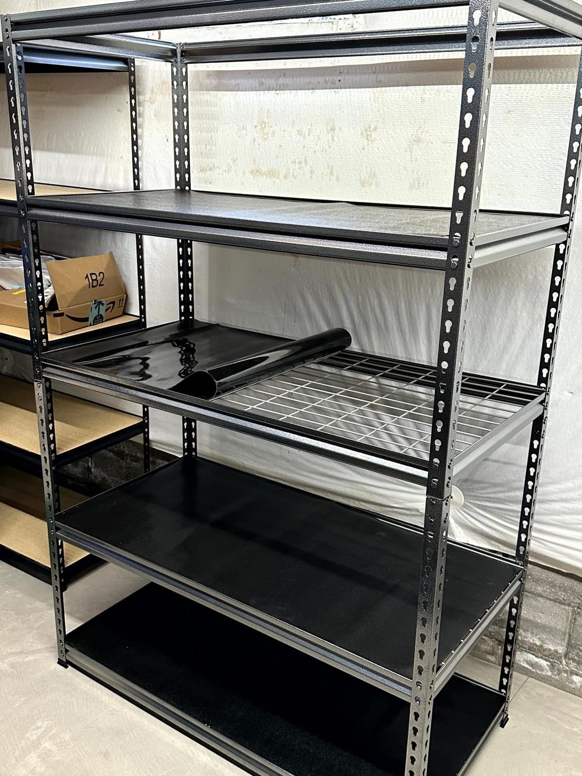 WORKPRO 5-Tier Adjustable Metal Shelving, 4000LBS Capacity, 72”Hx36”Wx18”D customer photo 1